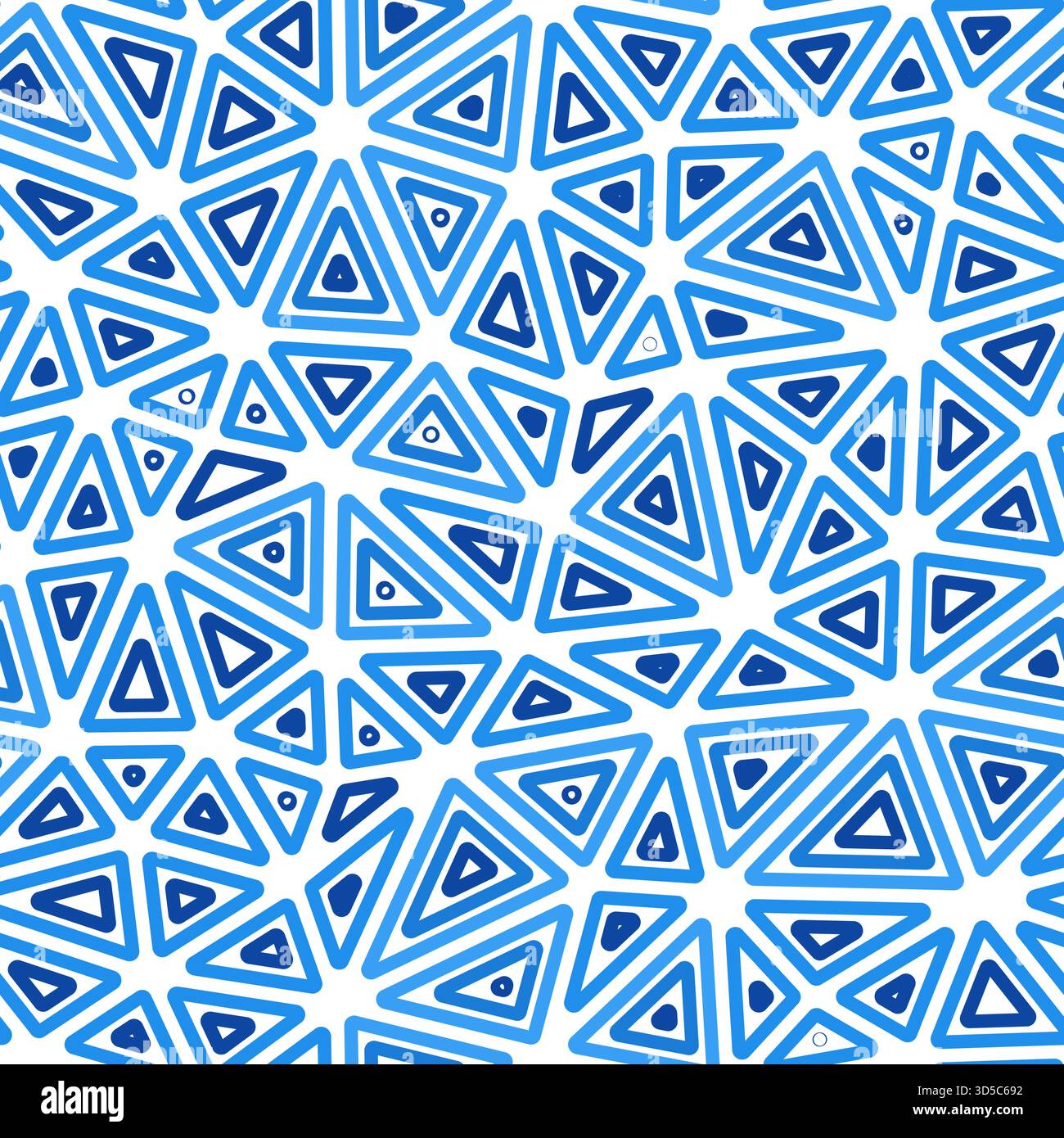 Fond de mosaïque abstrait avec des triangles de taille moyenne avec de multiples triangles intérieurs répétés. Illustration de Vecteur