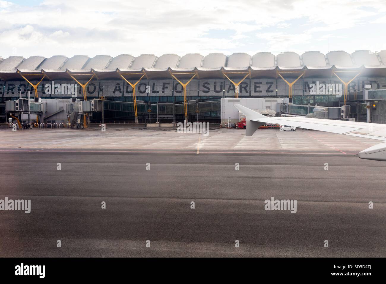 Bâtiment terminal 4, aéroport Adolfo Suárez Madrid–Barajas, Madrid, Espagne Banque D'Images