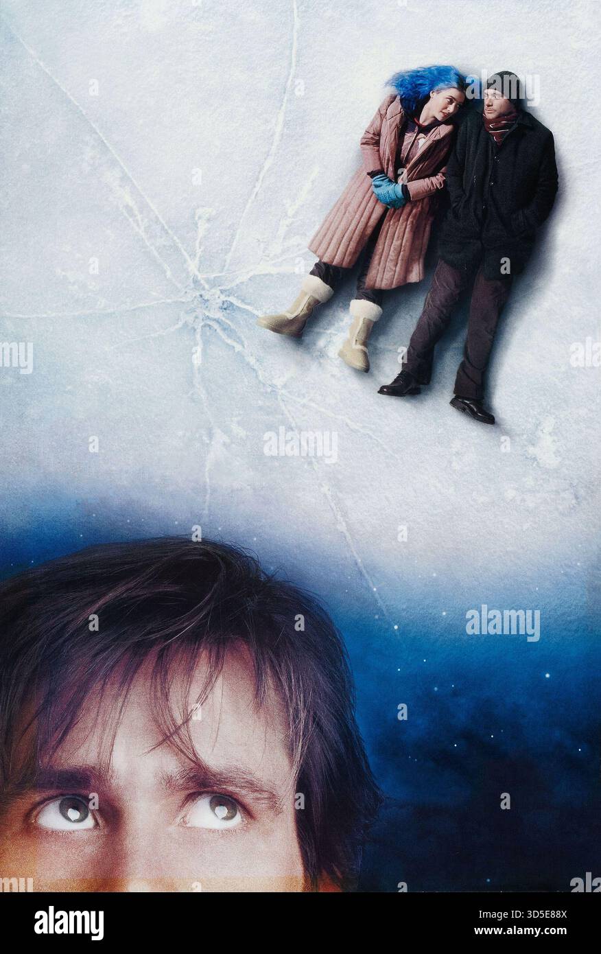 JIM CARREY ET KATE WINSLET DANS ETERNAL SUNSHINE OF THE SPOTLESS MIND (2004), RÉALISÉ PAR MICHEL GONDRY. Crédit : FOCUS FEATURES / album Banque D'Images