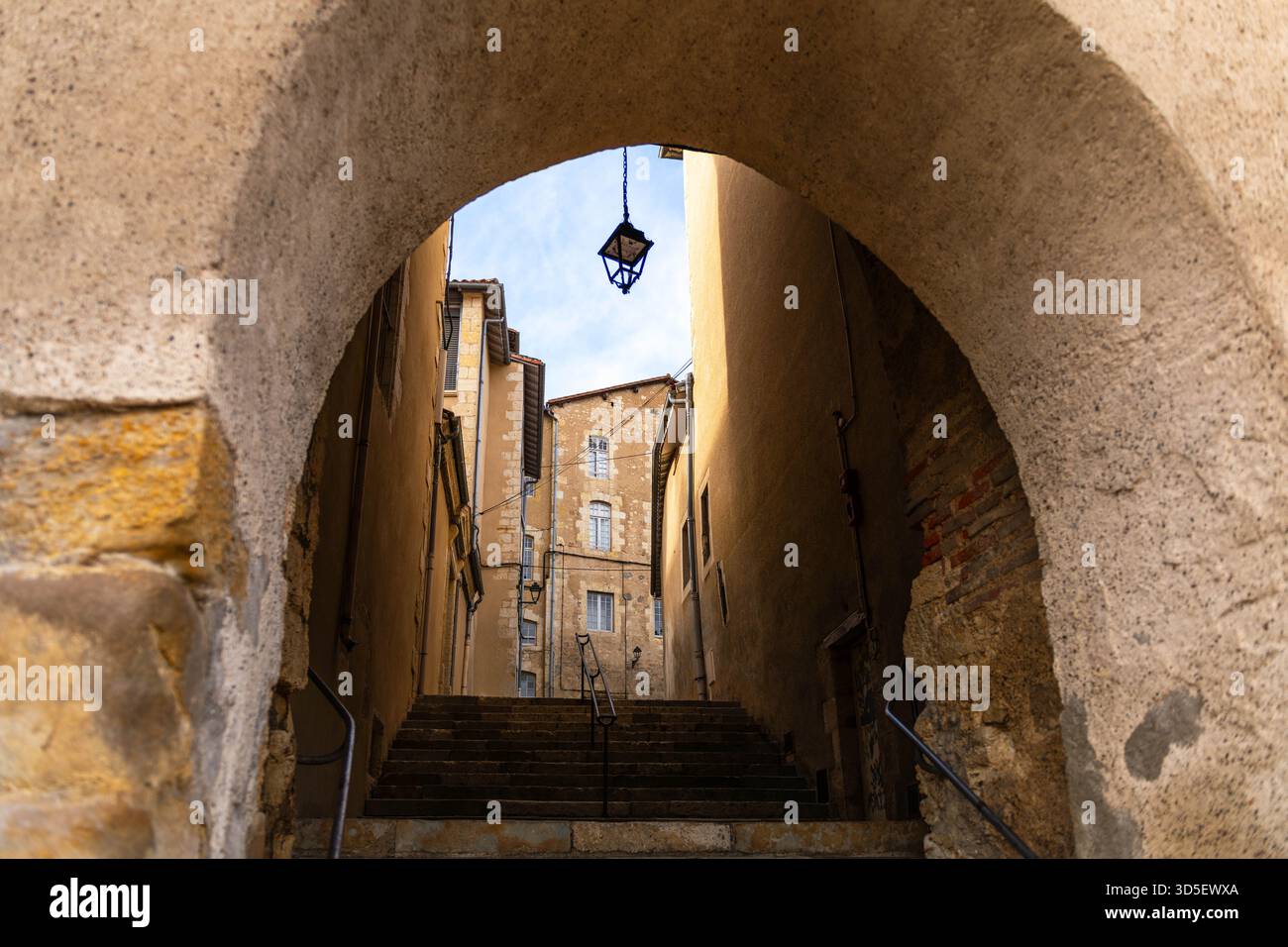 Ancienne porte médiévale d'Arton, à Auch, Gers, Occitanie, France. Banque D'Images