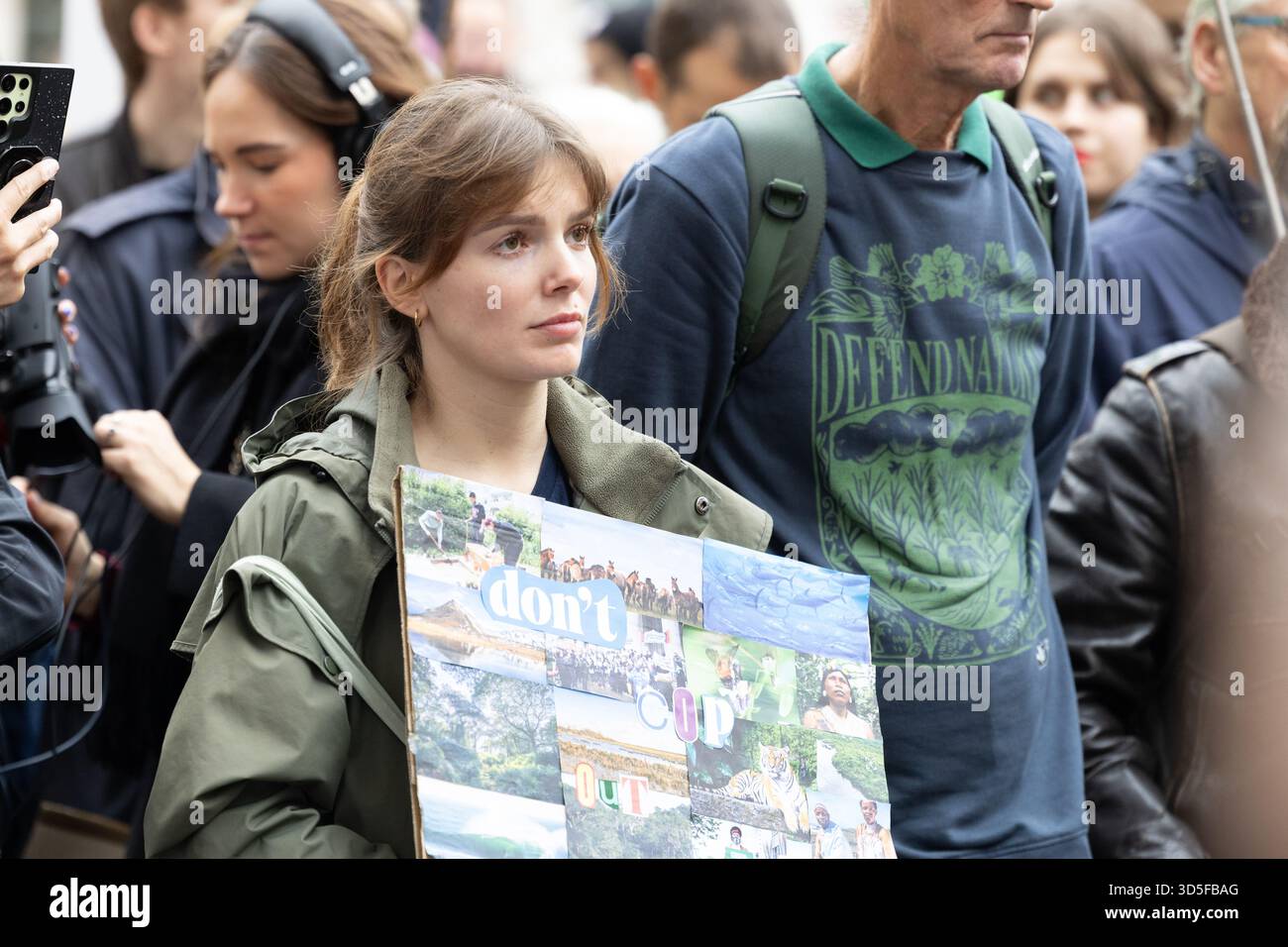 Manifestation de la Journée internationale de la justice climatique, Downing Street, Londres, Royaume-Uni Banque D'Images