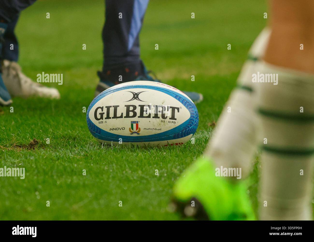 Turin, Italie. 15 novembre 2025. Match officiel lors du match de rugby Autumn Nations Series 2025 entre l'Italie et l'Afrique du Sud au stade Allianz le 15 novembre 2025 à Turin, Italie. Crédit : Nderim Kaceli/Alamy Live News Banque D'Images