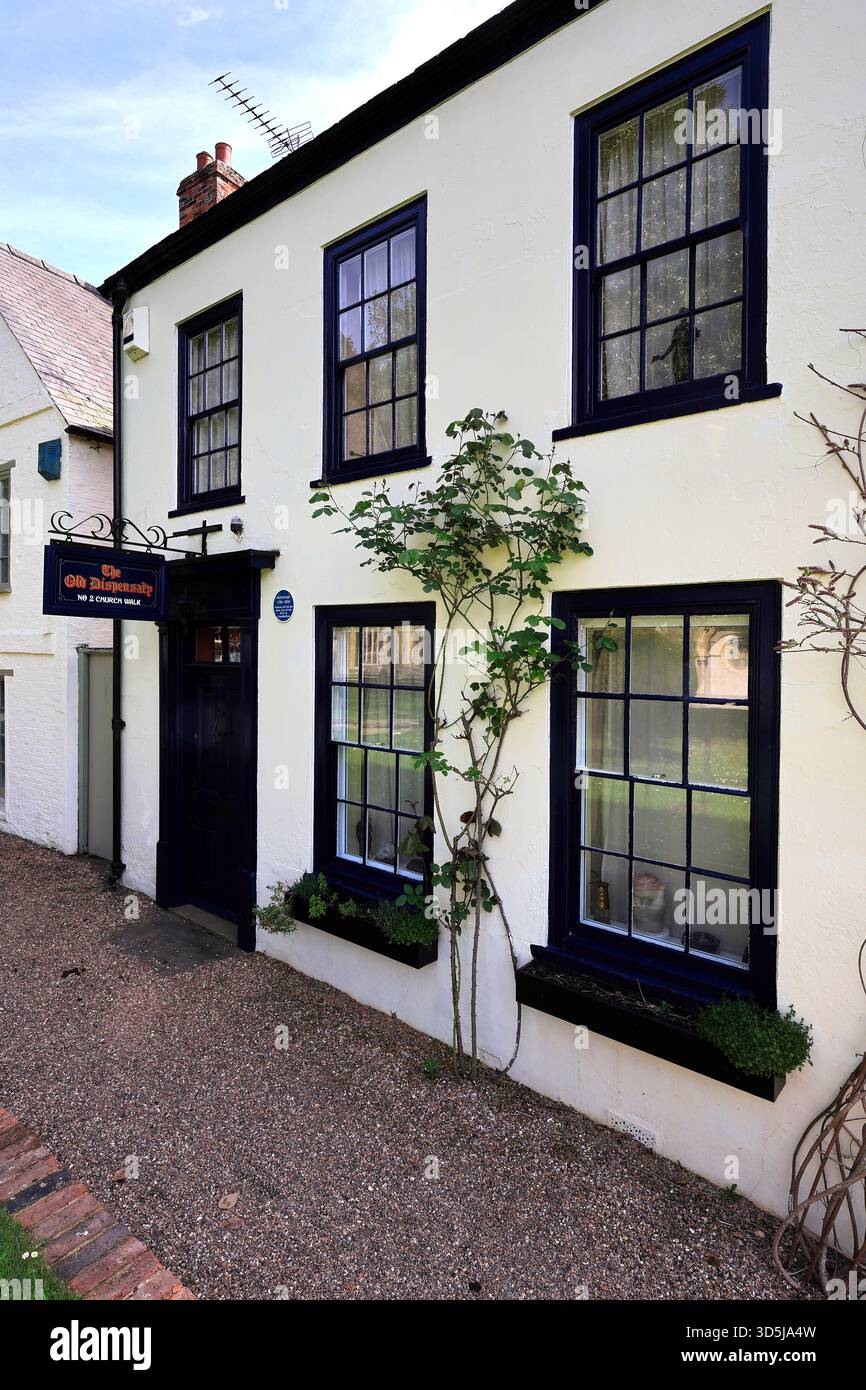 The Old Dispensary, ville de Horncastle, Lincolnshire, Angleterre, Royaume-Uni Banque D'Images