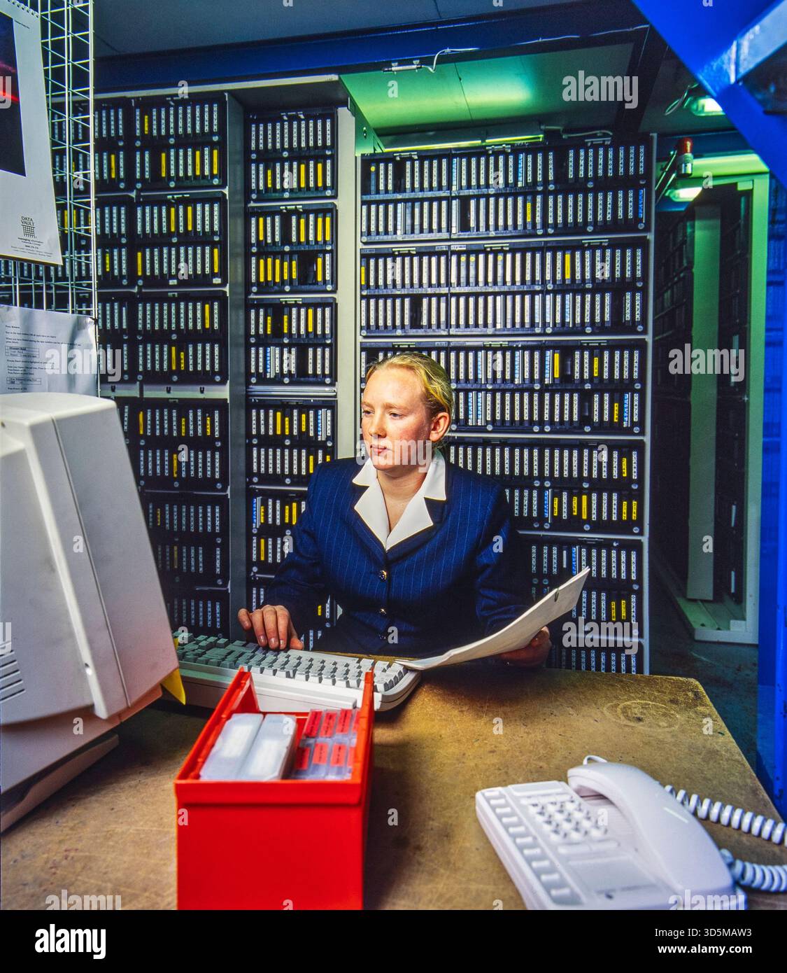 stockage de données Banque D'Images