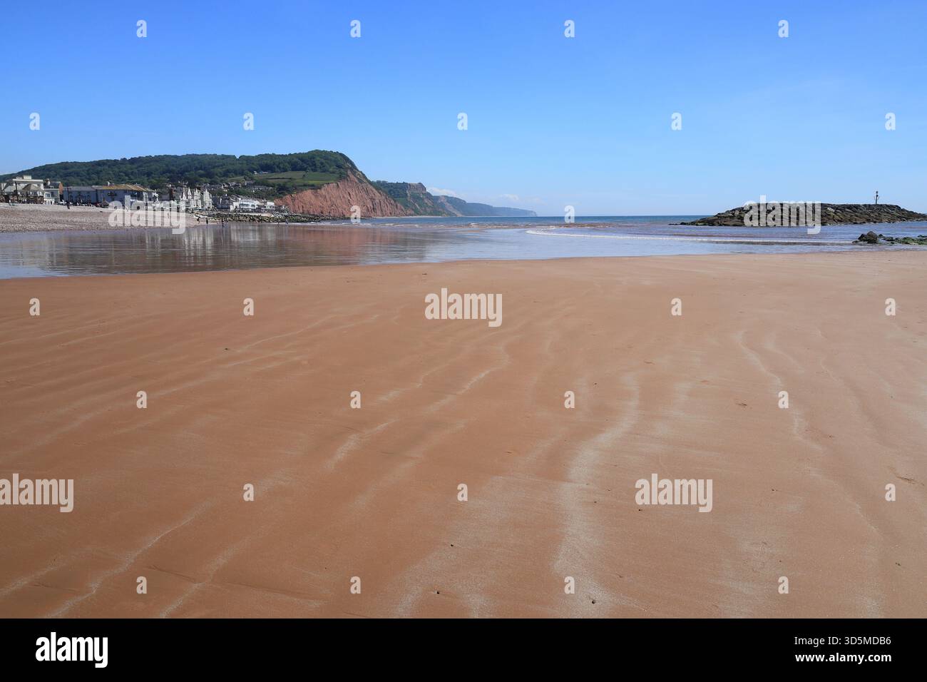 Sidmouth Beach, East Devon, Angleterre, Royaume-Uni Banque D'Images