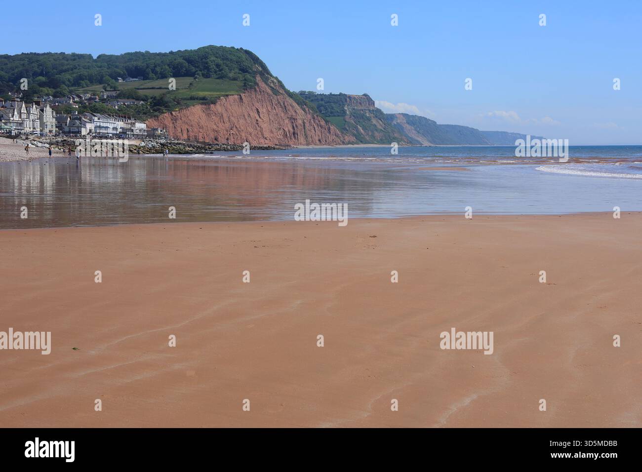 Sidmouth Beach, East Devon, Angleterre, Royaume-Uni Banque D'Images
