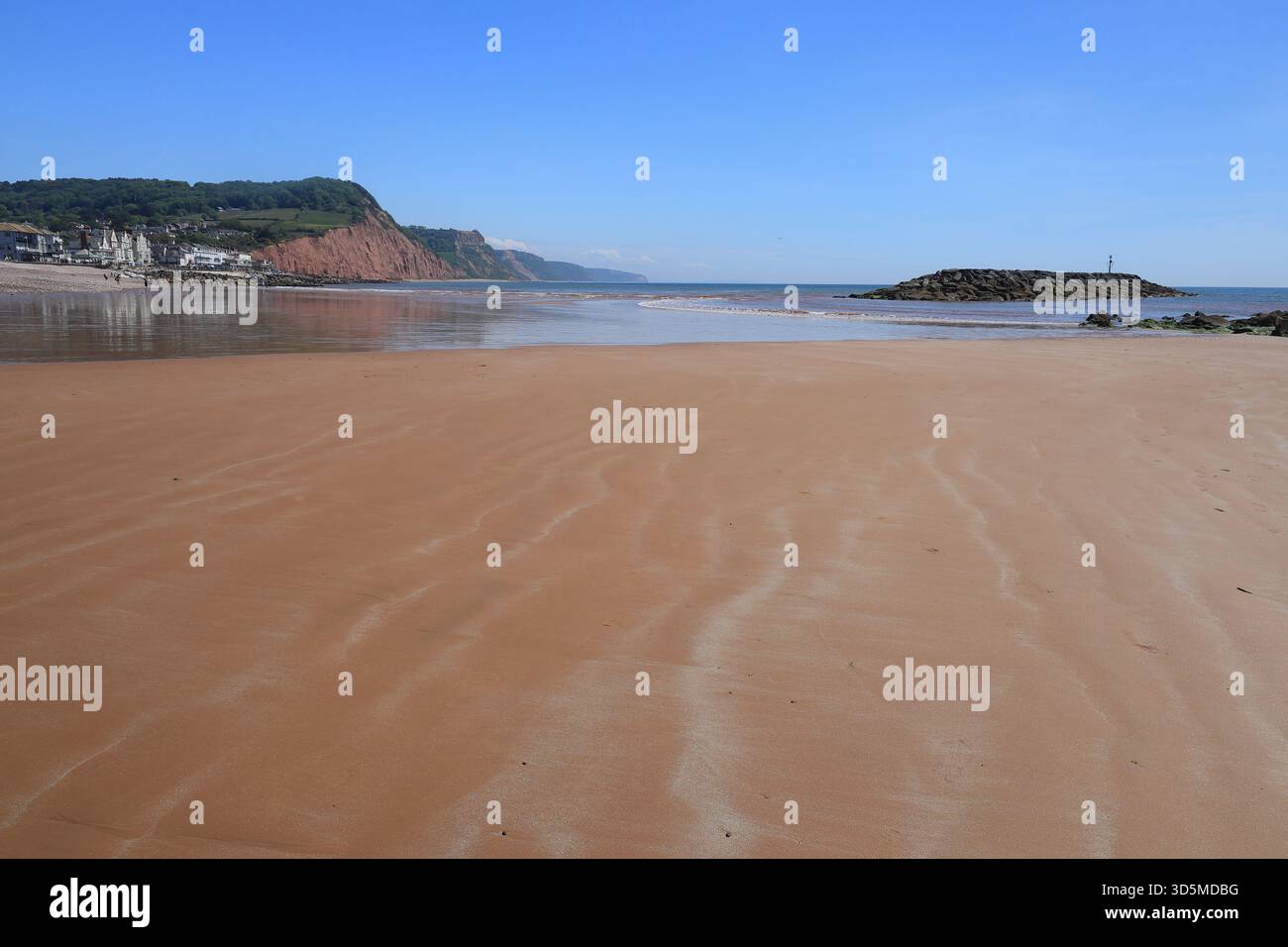Sidmouth Beach, East Devon, Angleterre, Royaume-Uni Banque D'Images