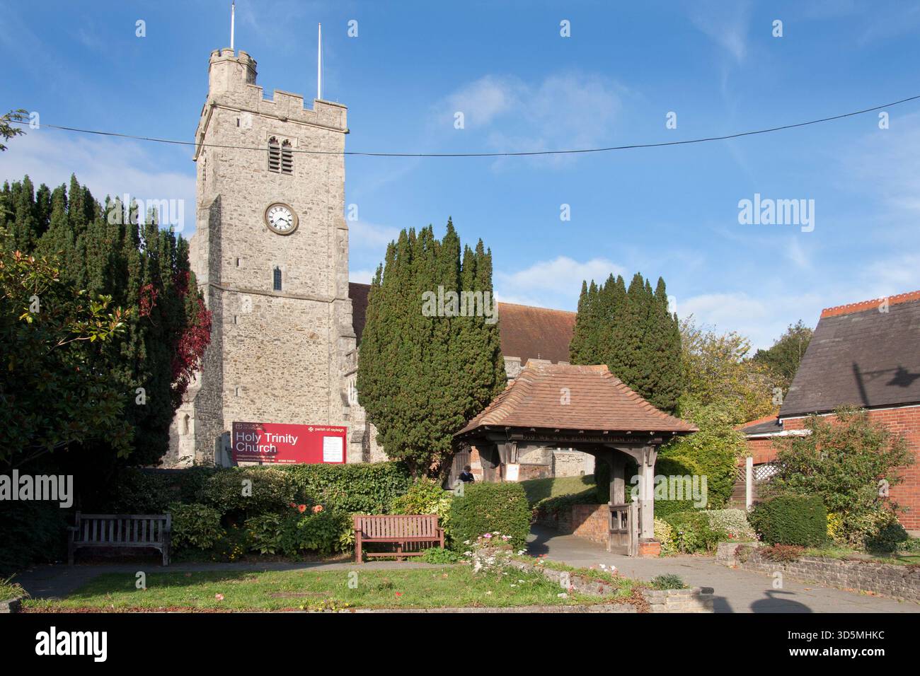 Église Holy Trinity, Rayleigh, Southend on Sea, Essex, Angleterre Banque D'Images