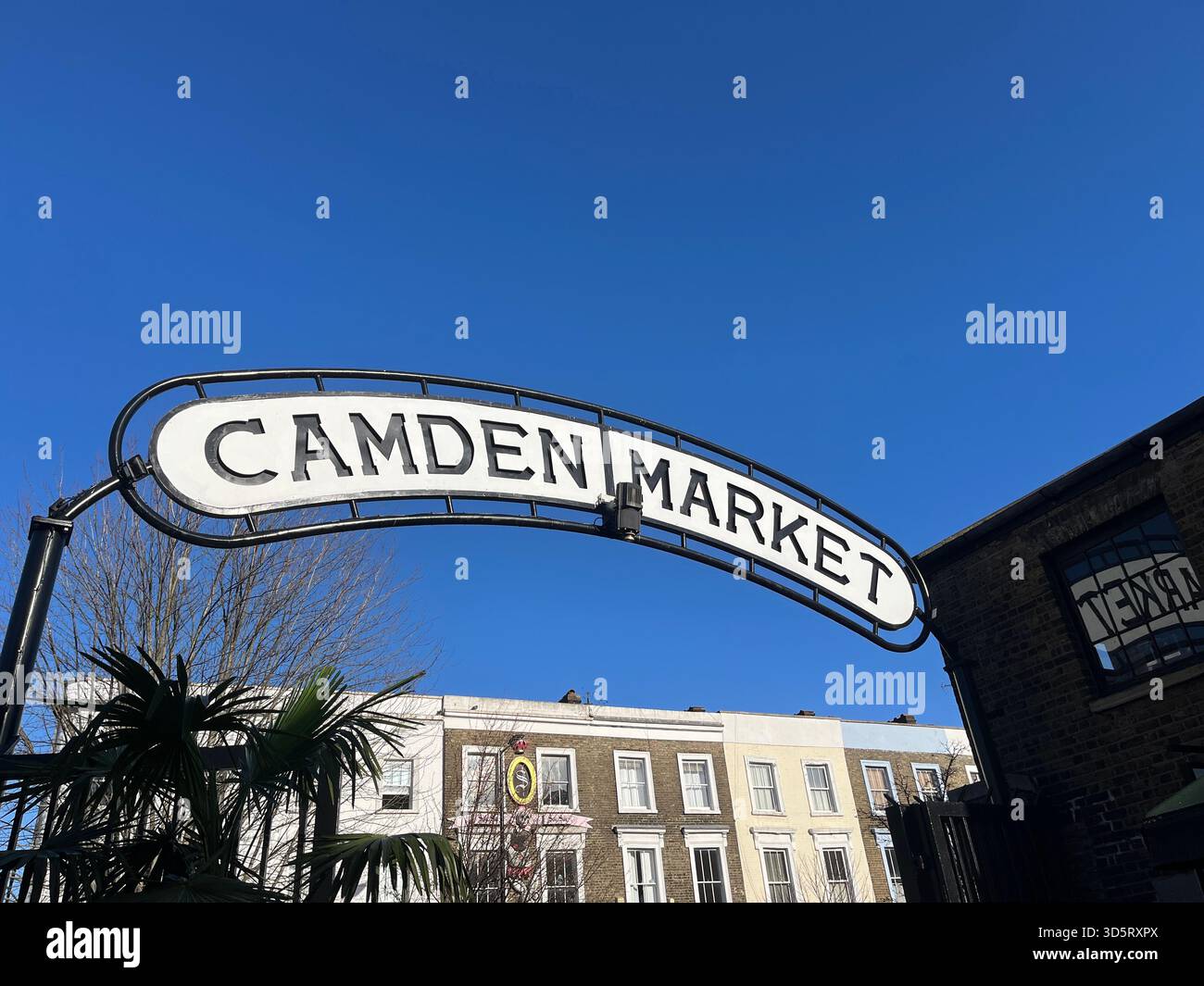 Marché de Camden sign Banque D'Images
