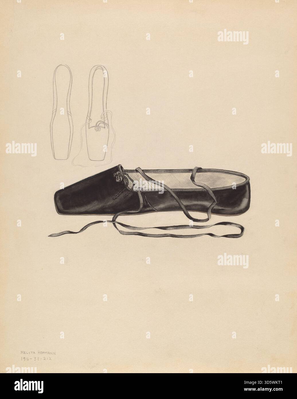 Chaussures d'intérieur par Melita Hofmann, montrant le design de pantoufles, tige, semelle, talon, orteils, coutures, matériaux et facilité d'utilisation domestique. Banque D'Images