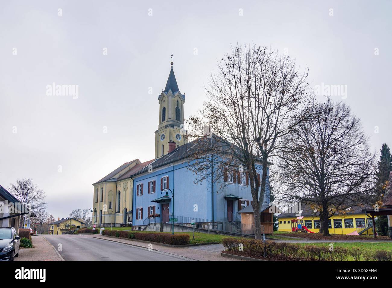 Village et église Sankt Josef Sankt Josef Weststeiermark Süd-Steiermark Steiermark, Styrie Autriche Banque D'Images