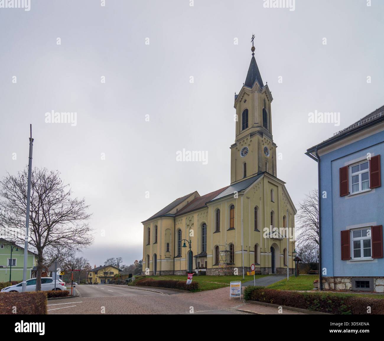 Village et église Sankt Josef Sankt Josef Weststeiermark Süd-Steiermark Steiermark, Styrie Autriche Banque D'Images