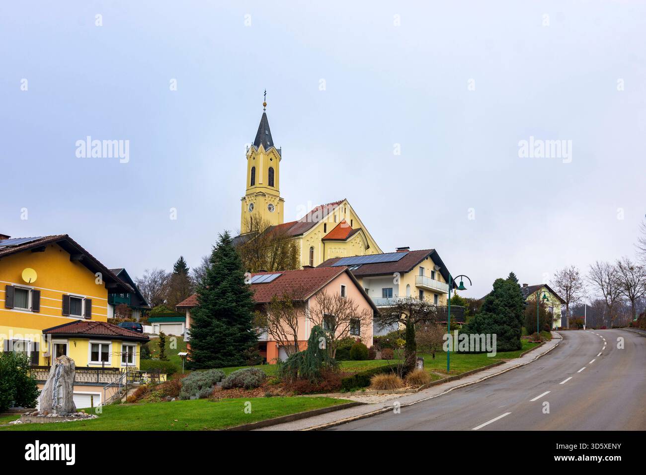 Village et église Sankt Josef Sankt Josef Weststeiermark Süd-Steiermark Steiermark, Styrie Autriche Banque D'Images
