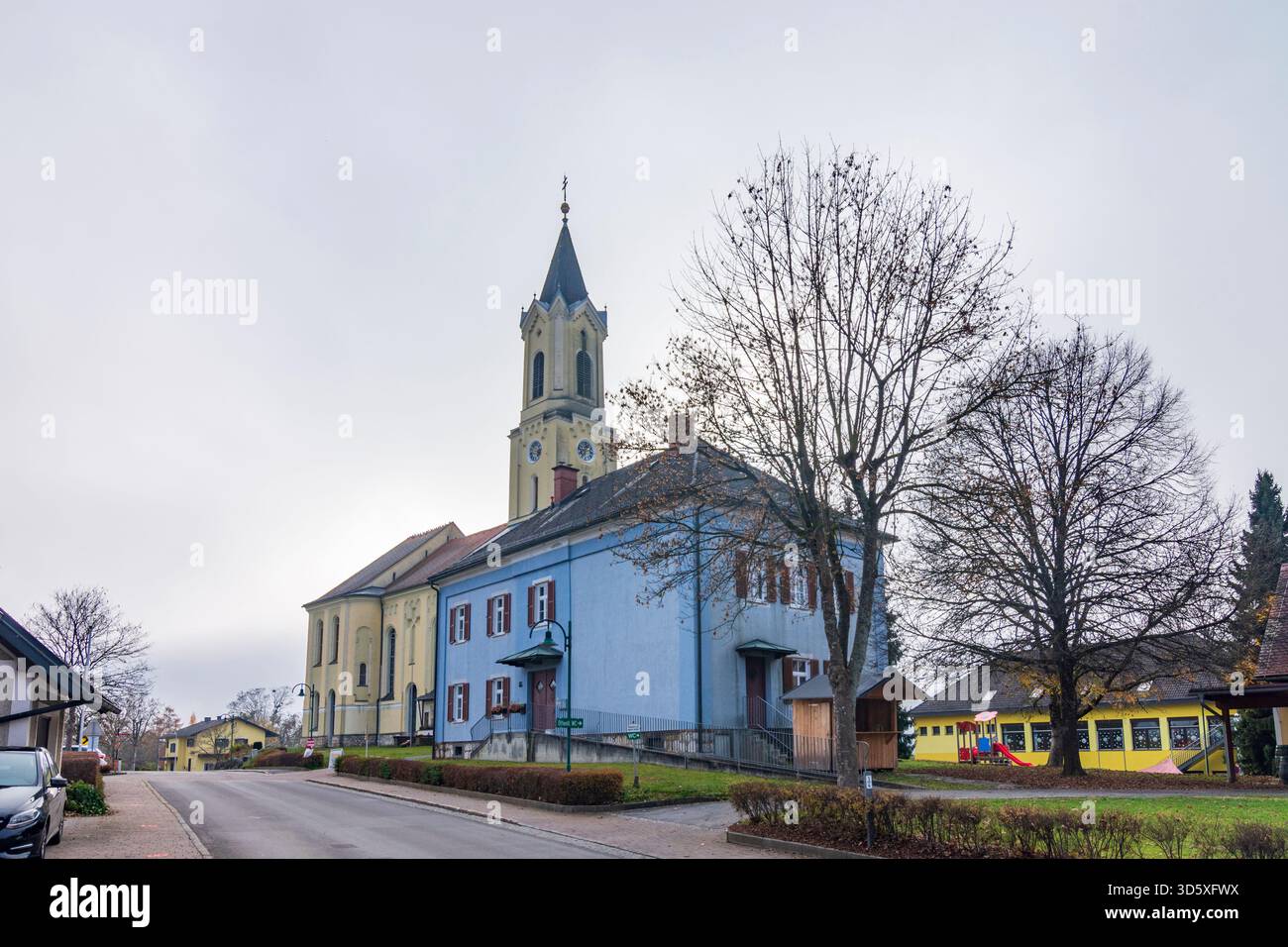 Sankt Josef (Weststeiermark) : village et église Sankt Josef à Süd-Steiermark, Steiermark, Styrie, Autriche Banque D'Images