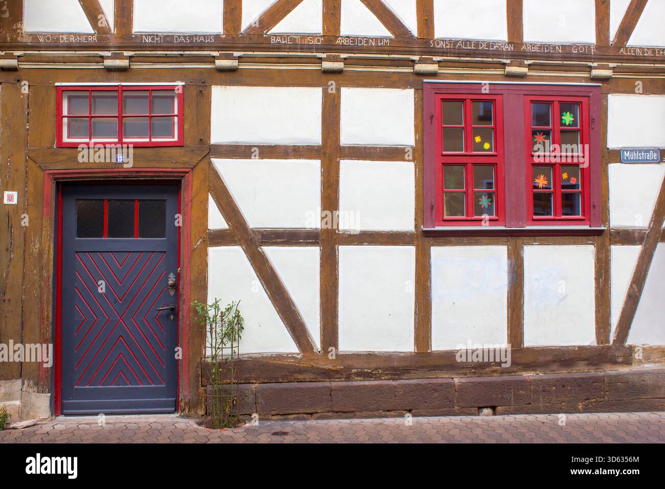 Maison à Witzenhausen dans la vallée de Werra en Allemagne, Hesse Banque D'Images