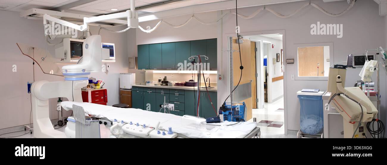 Salle d'opération de l'hôpital, Philadelphie, États-Unis Banque D'Images
