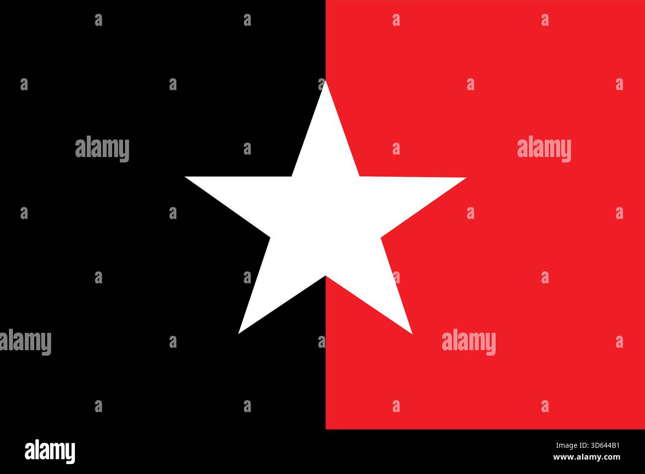 Bandera Minoria Somali – bannière ethnique de la minorité somalienne, Kenya occidental, patrimoine culturel est-africain Illustration de Vecteur