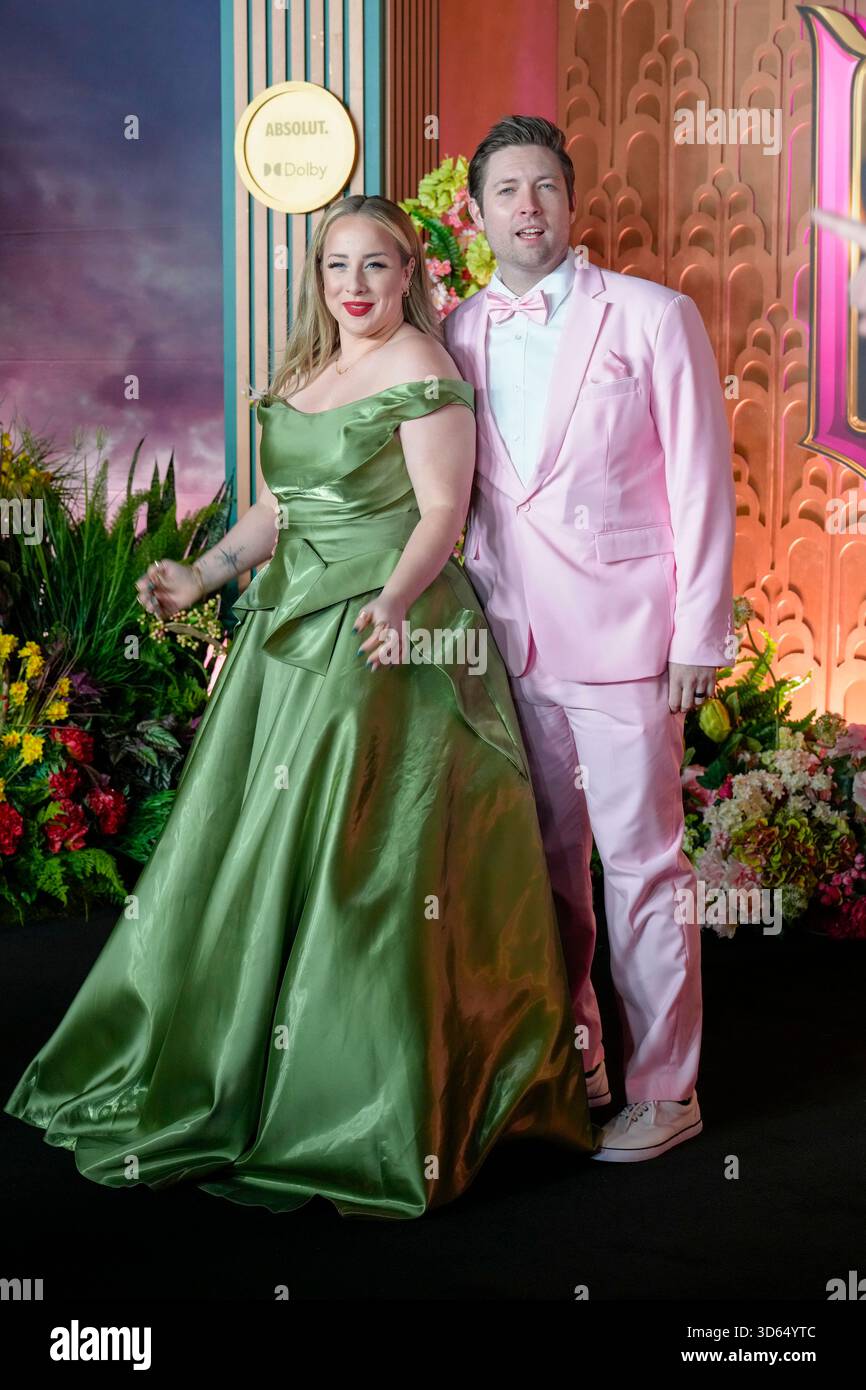 New York, États-Unis. 17 novembre 2025. Emily Senn assiste à la première de Wicked for Good New York, au Lincoln Center de New York, le lundi 17 novembre 2025. Crédit : Jennifer Graylock/Alamy Live News Banque D'Images