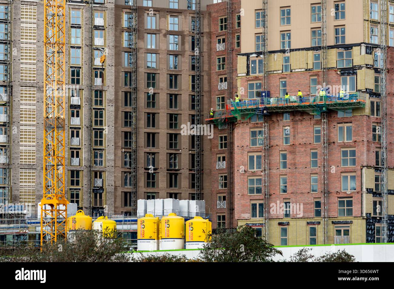 Bâtiments résidentiels en construction, Belfast, Irlande du Nord, 2025 Banque D'Images