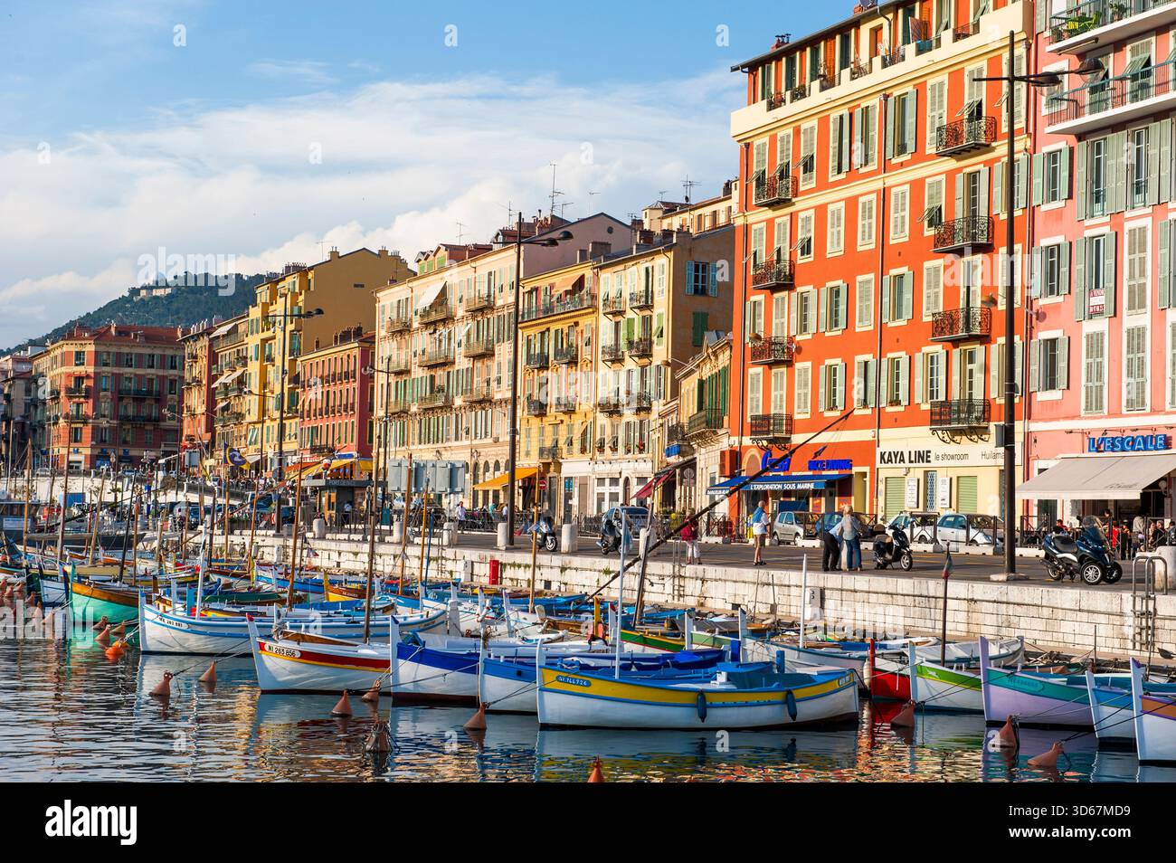 Port de Nice, Alpes-Maritimes département, région Provence-Alpes-Cote d'Azur, sud-est de la France, Europe. Banque D'Images