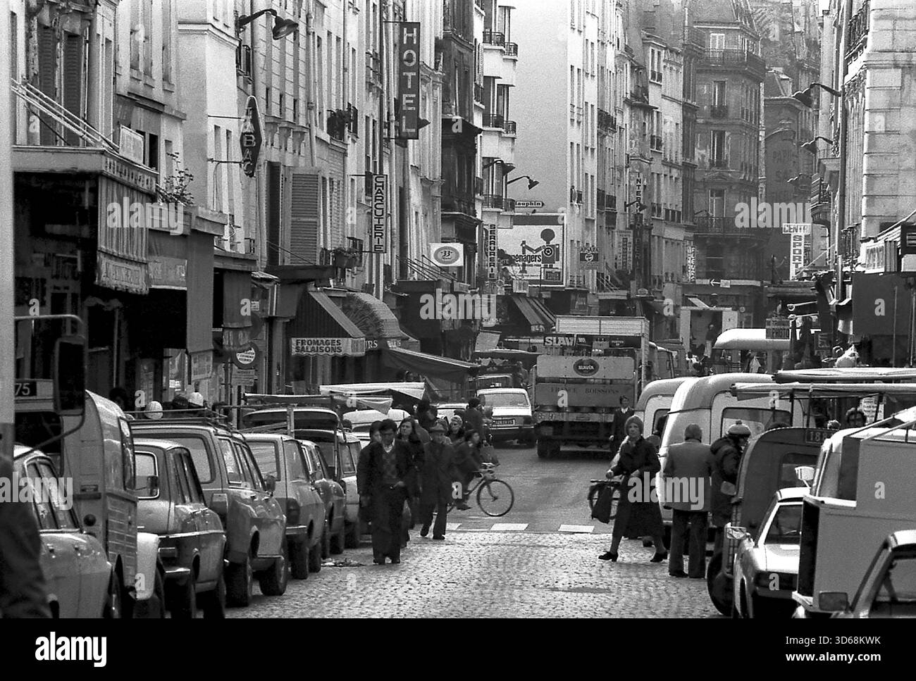 1975, Paris, Rive droite. Banque D'Images