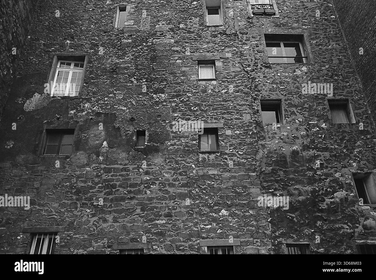 1975, Paris, Rive droite, façade. Banque D'Images