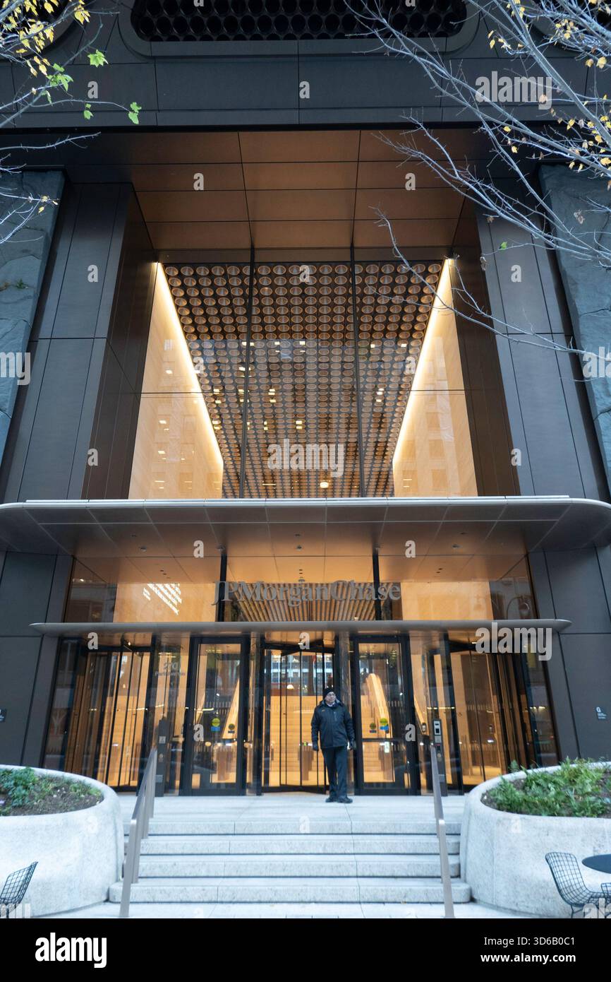 JP Morgan Chase Tower est un bâtiment superhaut de bloc entier à New York City, USA 2025 Banque D'Images