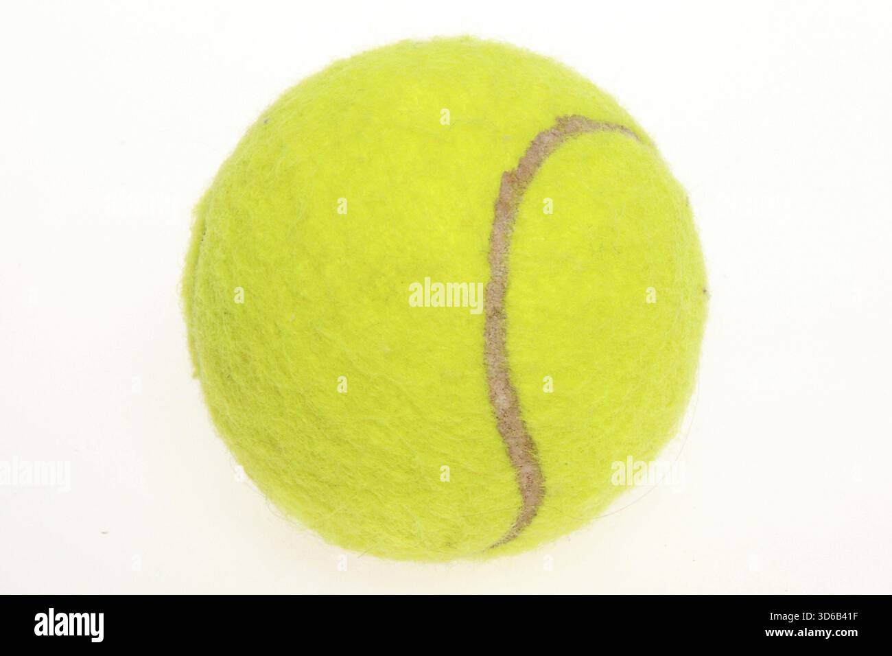 Une balle de tennis jaune, tennis, freisteller, enregistrement studio, Hambourg, République fédérale d'Allemagne Banque D'Images