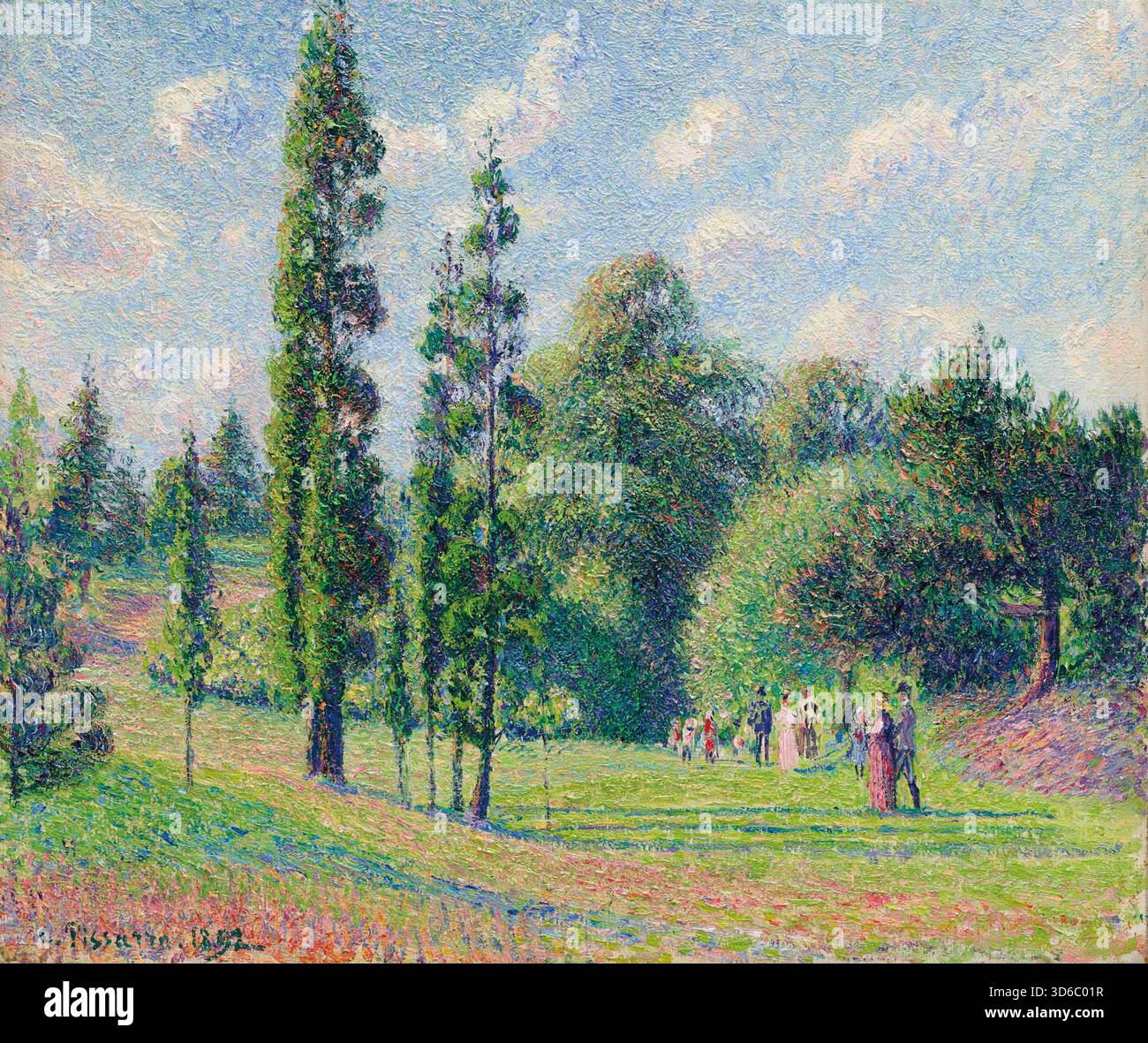 Camille PISSARRO (1830 - 1903) l'étang à Montfoucault - Collection