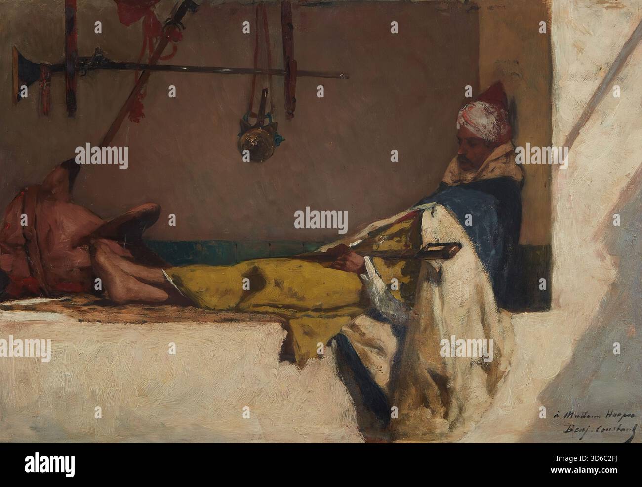 'Au repos. Jean-Joseph-Benjamin constant (français, 1845 - 1902)' Banque D'Images