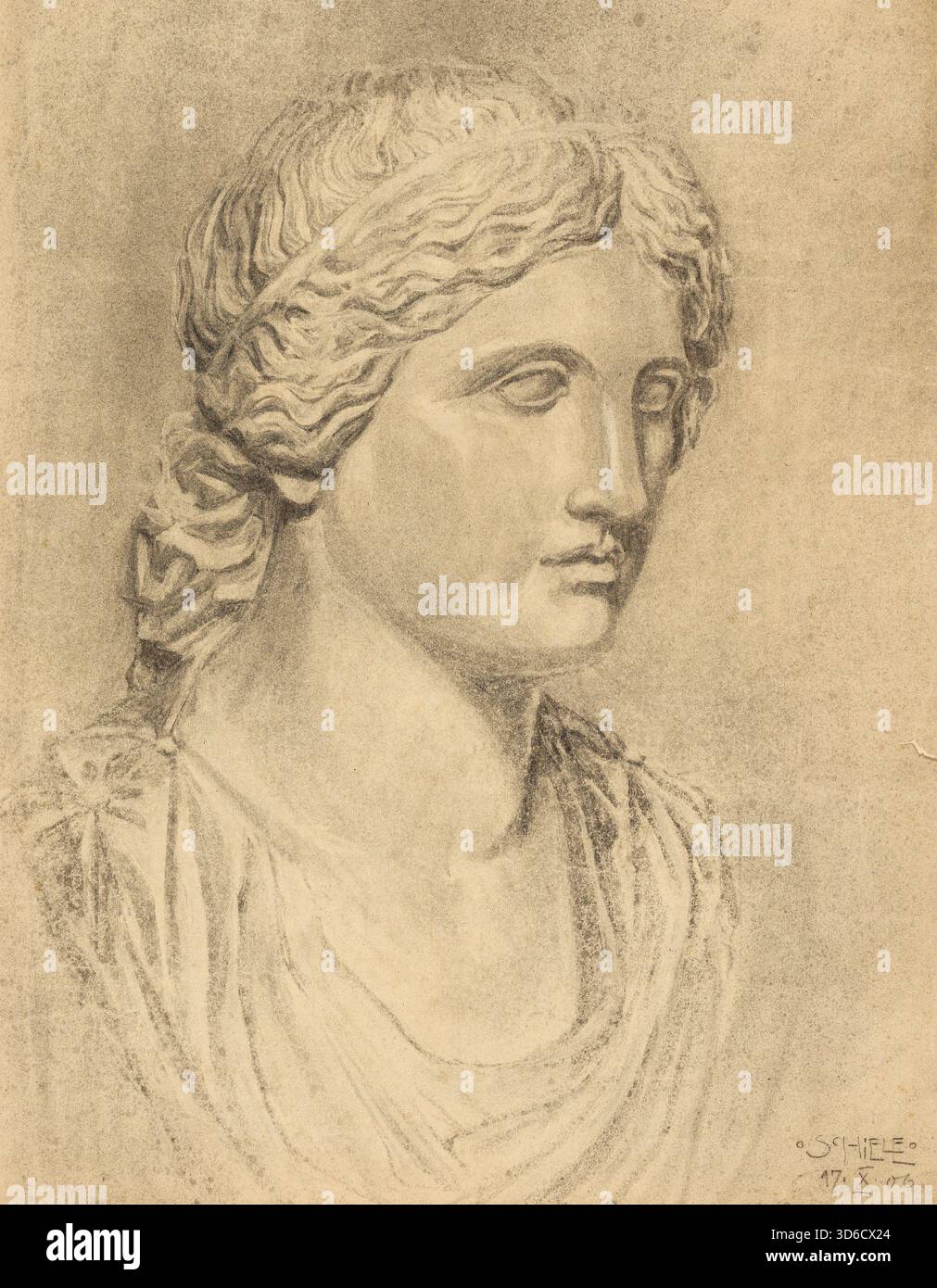 'Antike B?ste. Egon Schiele (autrichien, 1890-1918)' Banque D'Images