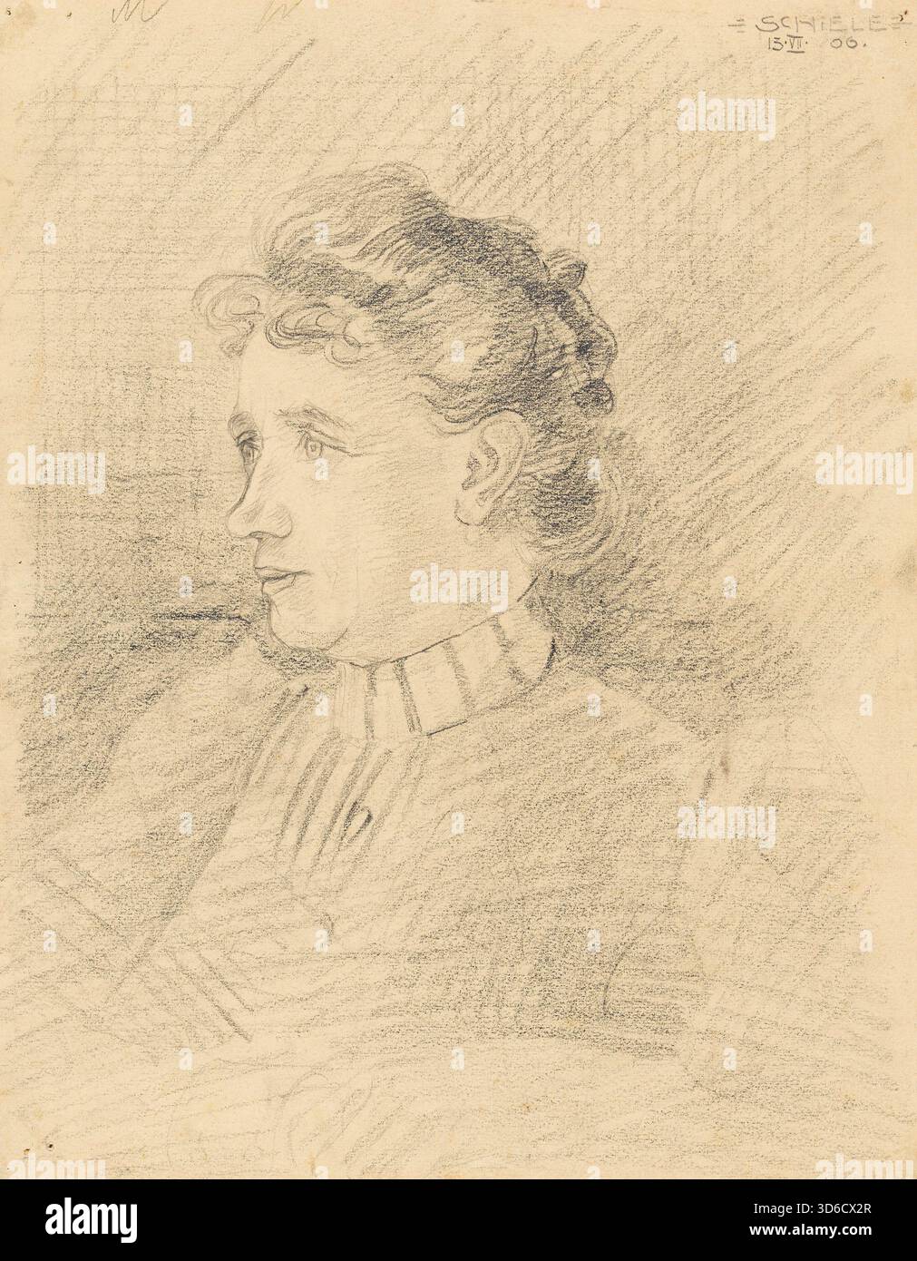 'Damenportr?t. Egon Schiele (autrichien, 1890-1918)' Banque D'Images