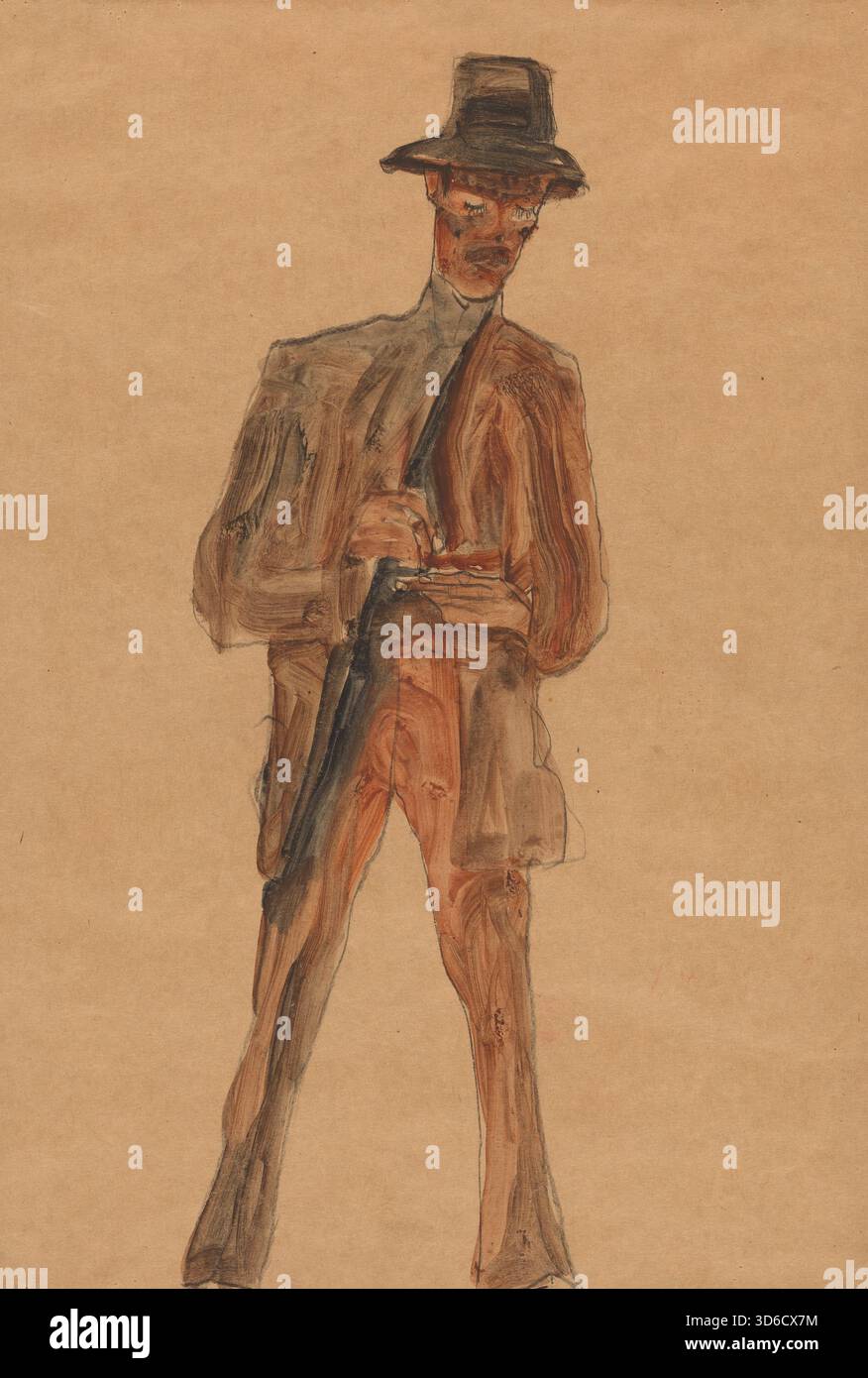 Franz Weigang. Egon Schiele (autrichien, 1890-1918)' Banque D'Images