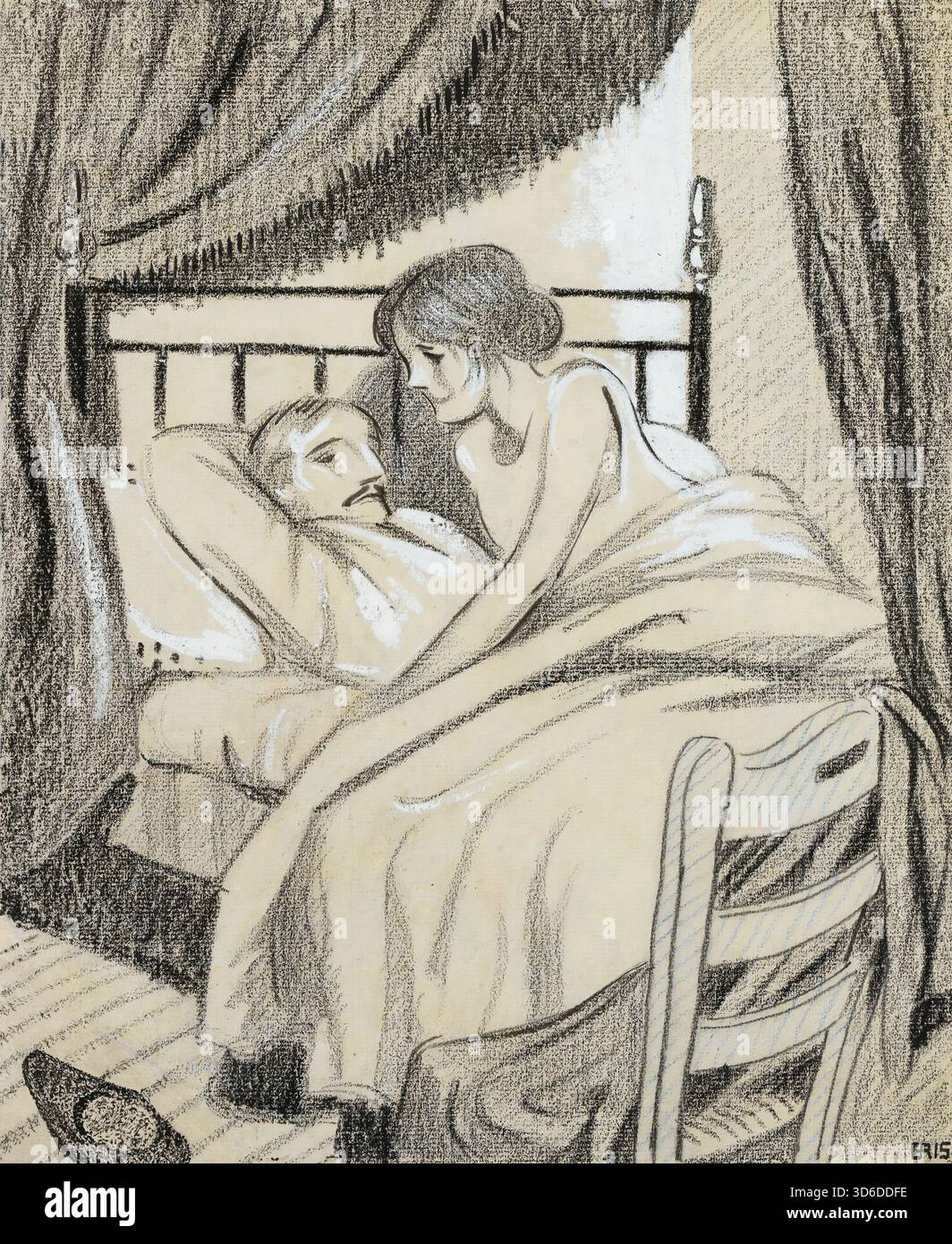 'La Derni?re nuit / la dernière nuit. Juan gris (espagnol, 1887-1927)' Banque D'Images