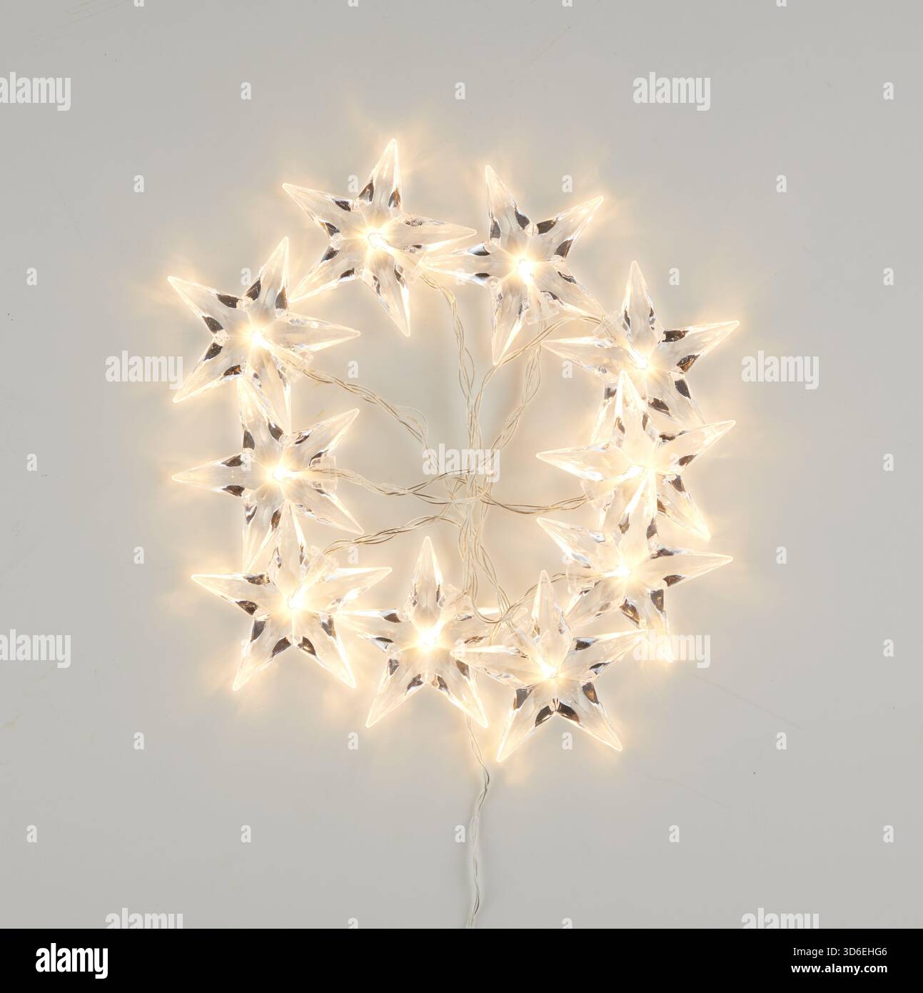 Guirlande lumineuse clignotante Banque D'Images