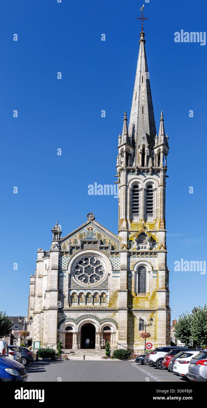 Église St Etienne (St Stephen), Briare, France Banque D'Images