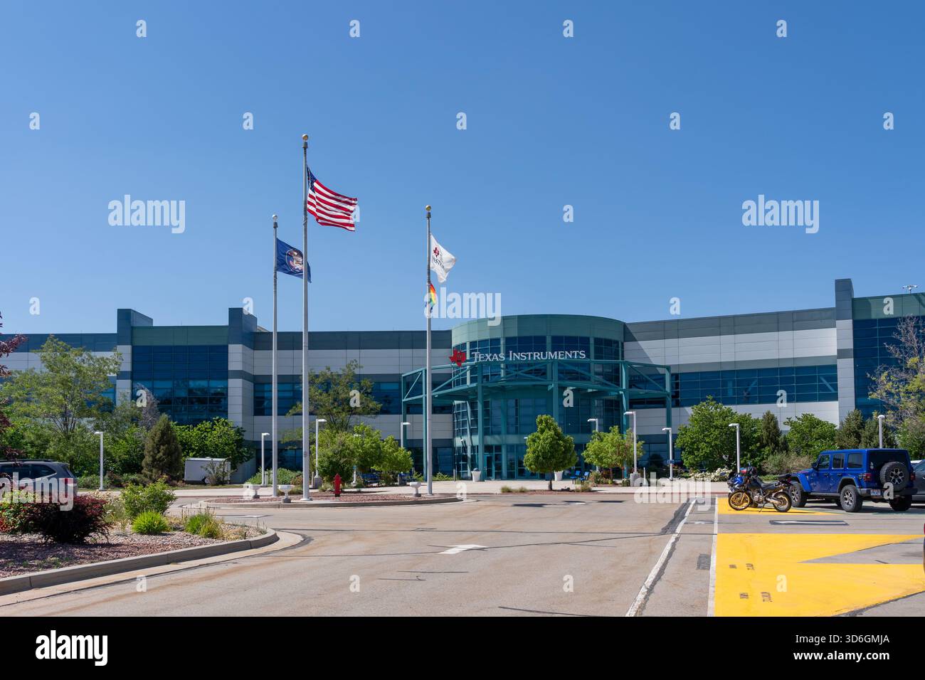 Immeuble de bureaux Texas instruments à Lehi City, Utah, États-Unis Banque D'Images