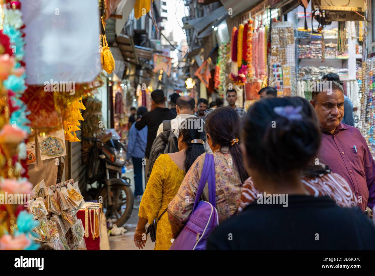 Marché Chandni Chowk dans le vieux Delhi Banque D'Images