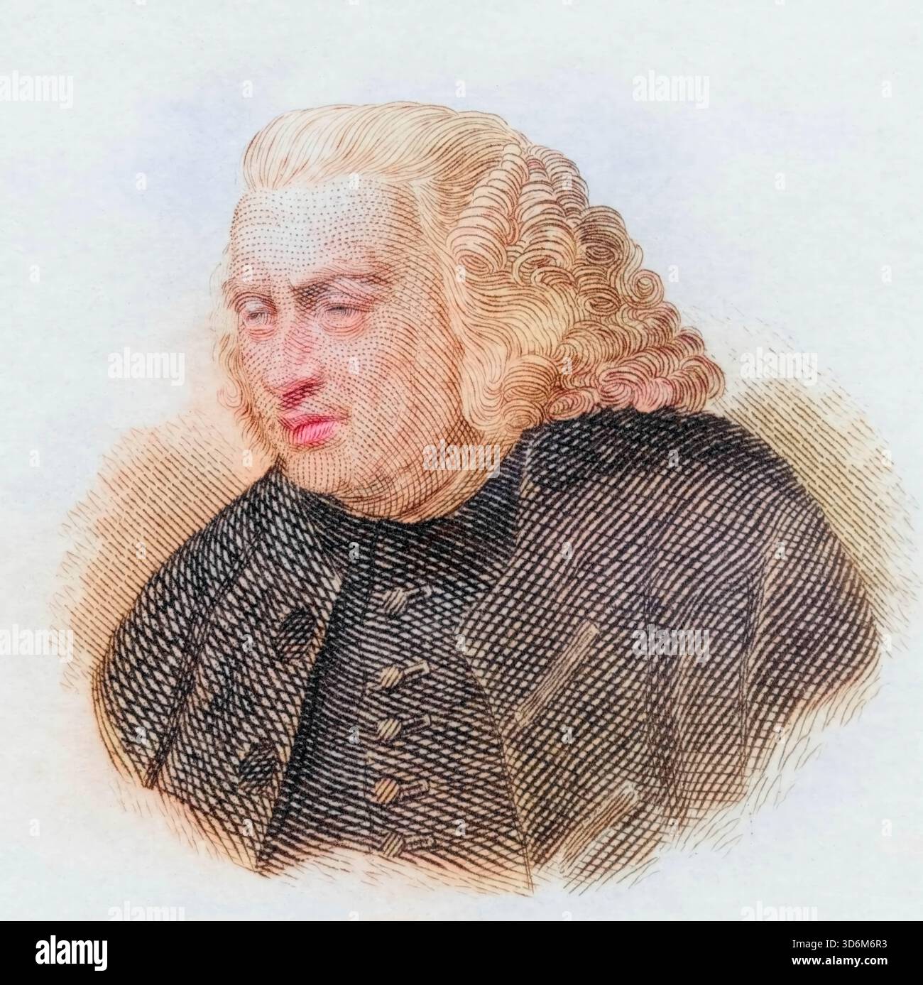 DATE D'ENREGISTREMENT NON INDIQUÉE Samuel Johnson, geb. 7. Septemberjul. / 18. Septembre 1709greg. À Lichfield, Staffordshire, Gest. 13. Décembre 1784 in London War ein englischer Gelehrter, Lexikograf, Schriftsteller, Dichter und Kritiker Banque D'Images