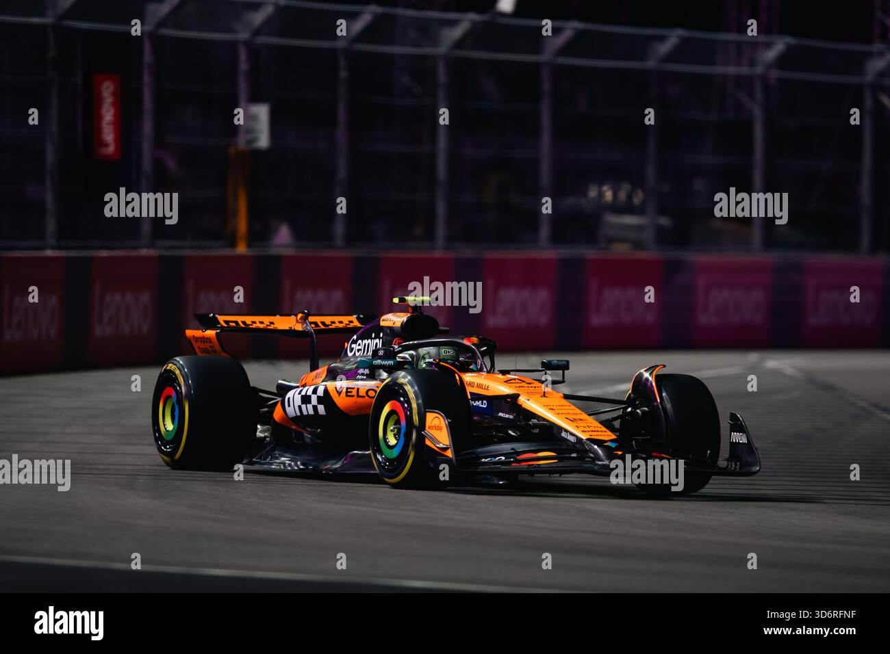 21 novembre 2025 ; Las Vegas, Nevada, USA : 04 NORRIS Lando (gbr), McLaren F1 Team MCL39, action pendant le Grand Prix de formule 1 de Las Vegas 2025, séances d'essais libres Banque D'Images