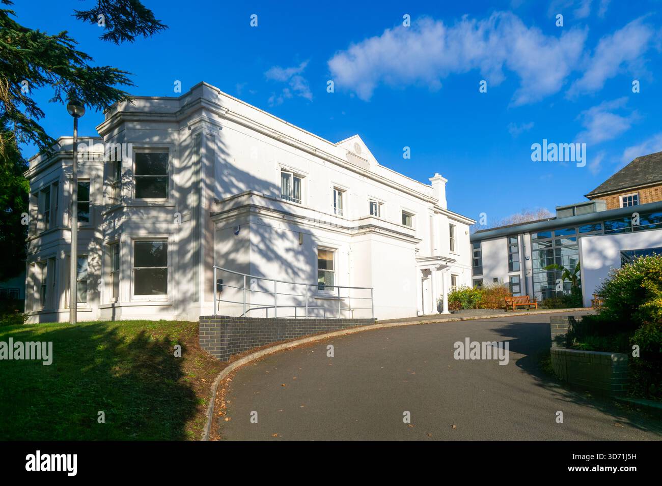 Thornlea, Département des communications, de l'art dramatique et du cinéma, Université d'Exeter, Exeter, Devon, Angleterre, Royaume-Uni Banque D'Images