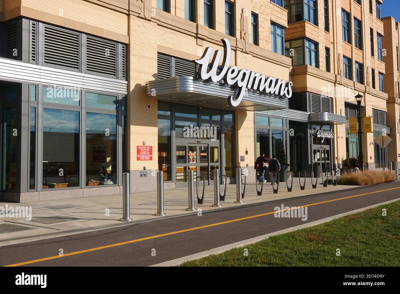 États-Unis Maryland MD Wegmans épicerie extérieur emplacement urbain Banque D'Images