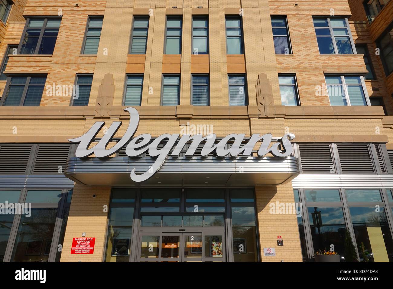 États-Unis Maryland MD Wegmans épicerie extérieur emplacement urbain Banque D'Images