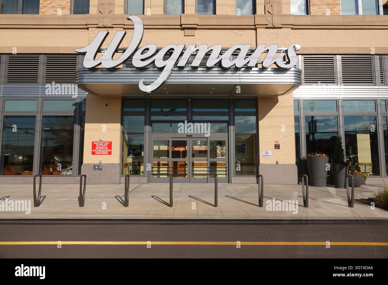 États-Unis Maryland MD Wegmans épicerie extérieur emplacement urbain Banque D'Images