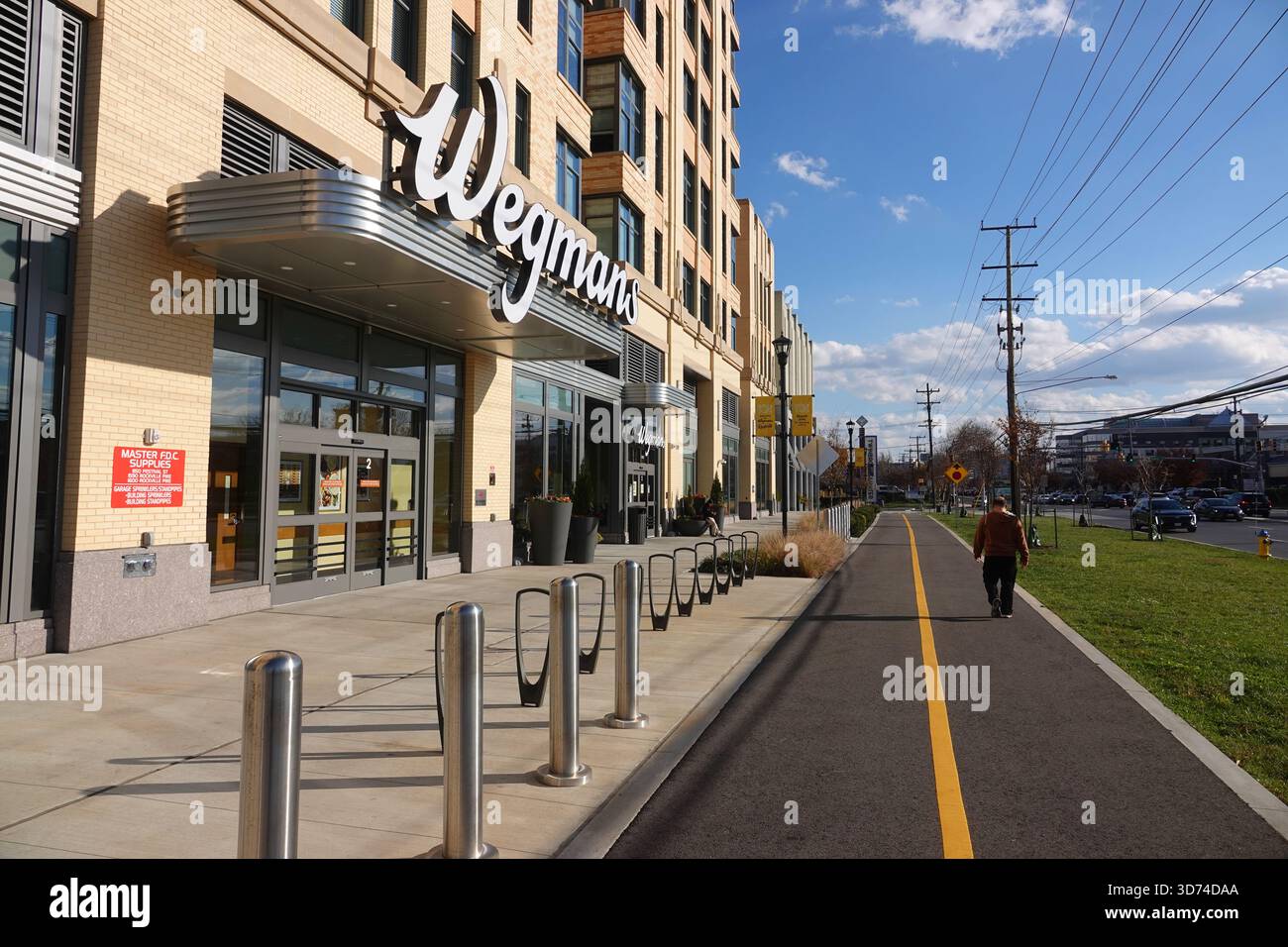 États-Unis Maryland MD Wegmans épicerie extérieur emplacement urbain Banque D'Images