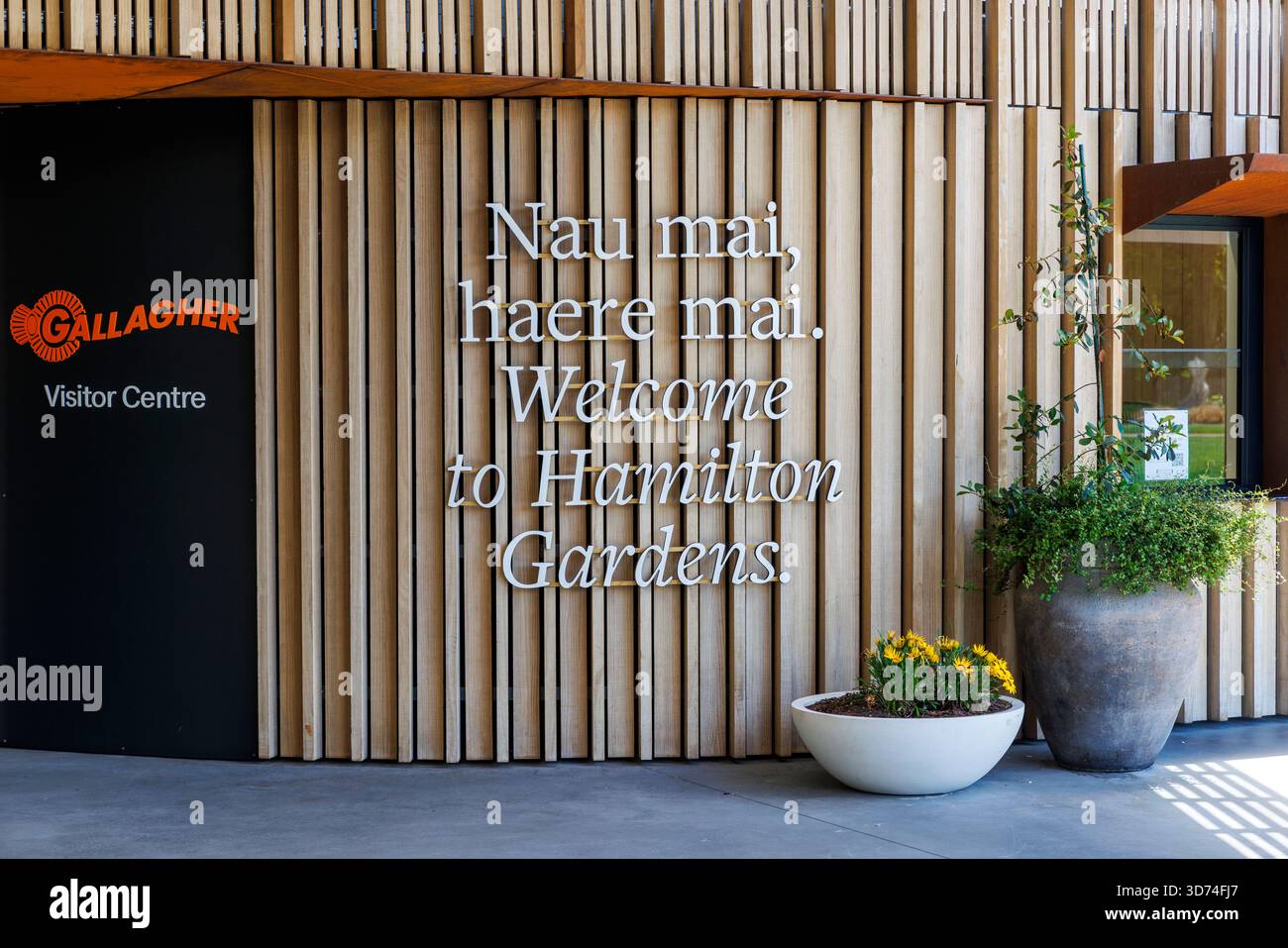 Garden, l'un des jardins clos de Hamilton Gardens, Waikato, Nouvelle-Zélande Banque D'Images