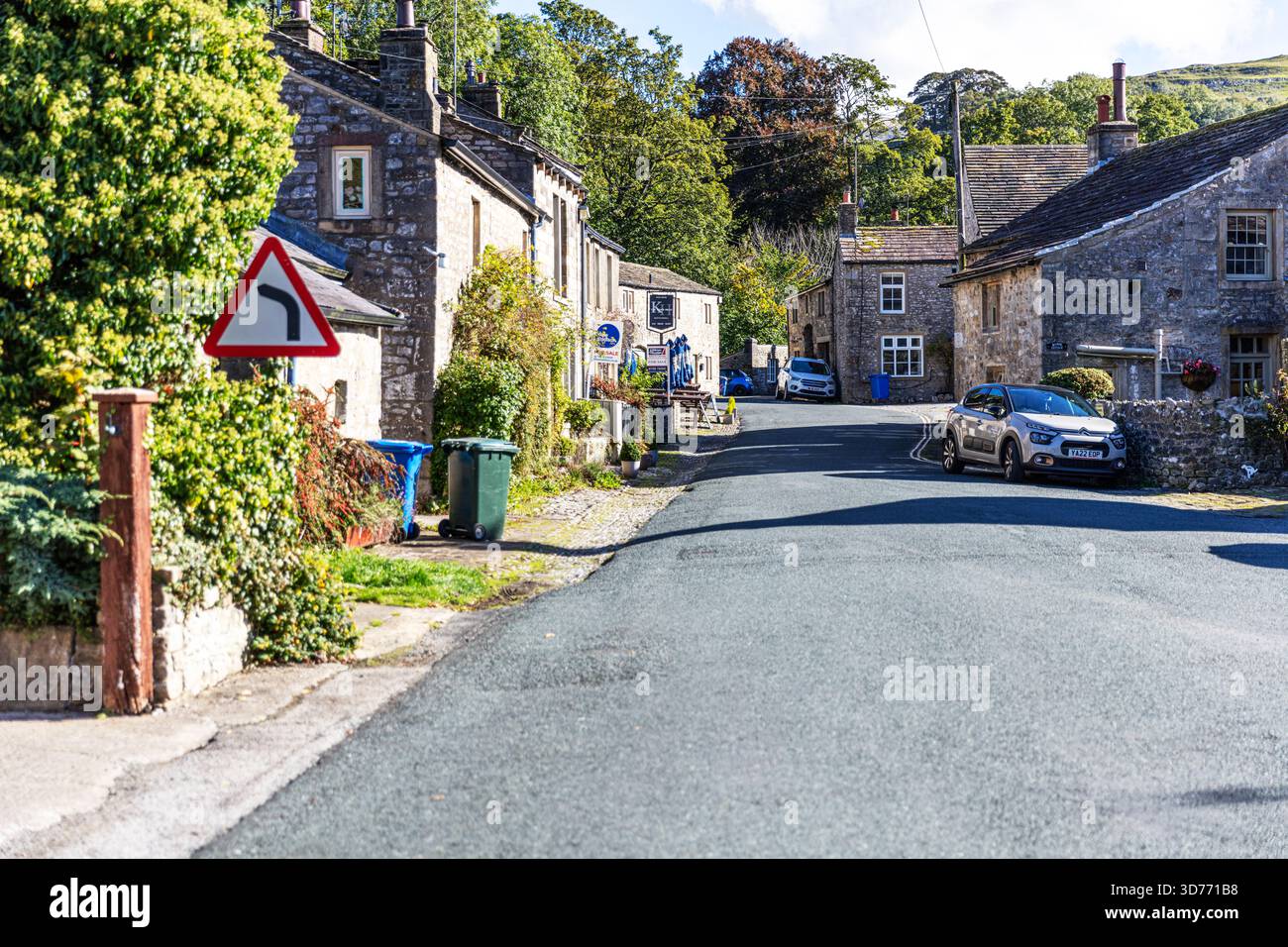 Kettlewell, Yorkshire, Royaume-Uni, Angleterre, Kettlewell Royaume-Uni, Kettlewell Village, Kettlewell Yorkshire, centre du village, maisons, maisons, Quaint, Royaume-Uni Banque D'Images