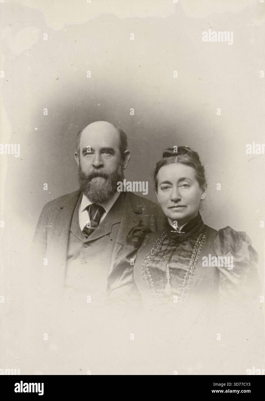 Henry George et sa femme, 1800 - 1899, impôt unique, George, Henry, 1839-1897 Banque D'Images