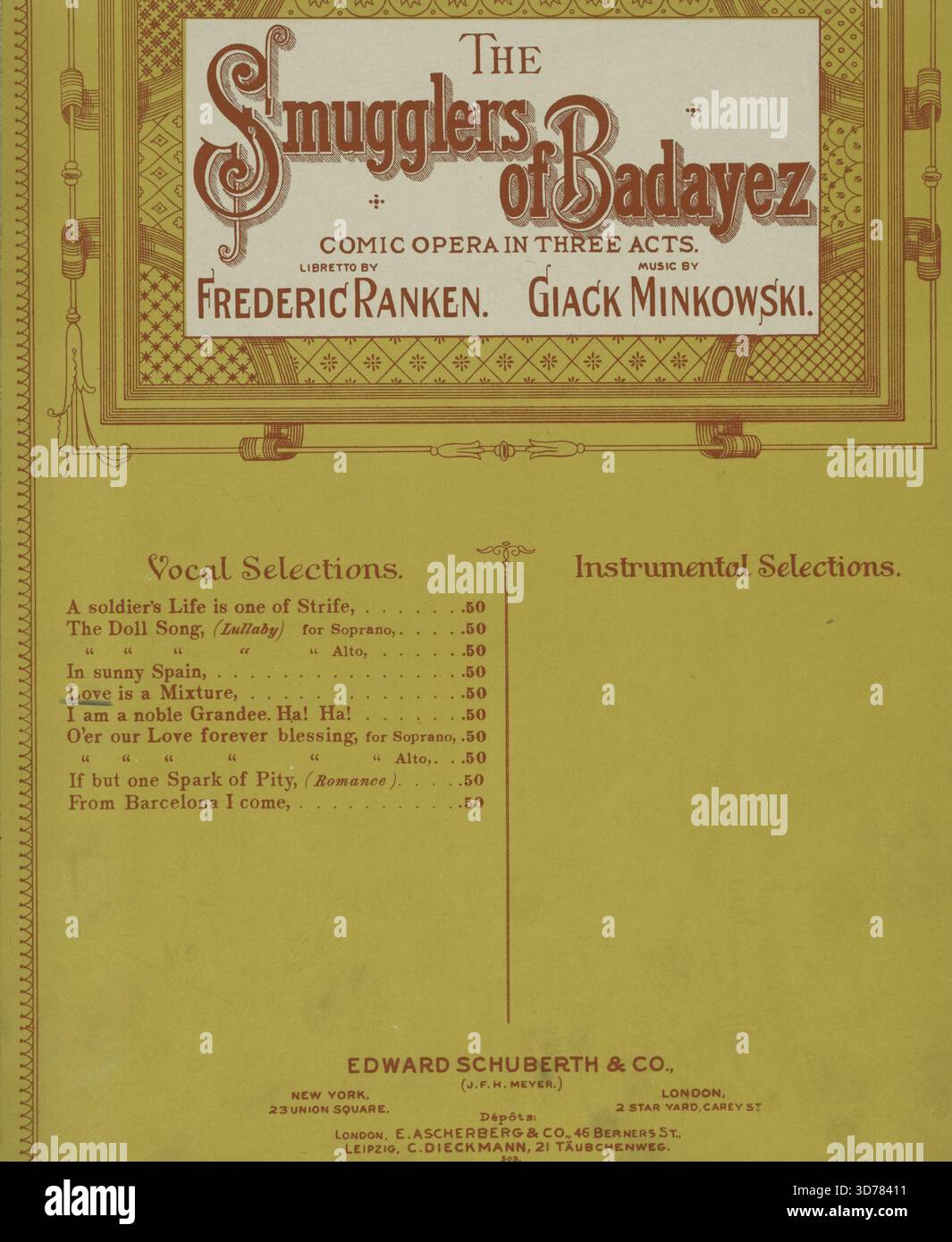 L'amour est un mélange, 1899. En plus, Sly Love, My Love, liste des mots que j'avoue (première ligne du refrain). Uniforme, l'amour est un mélange., 1899, New York, etc Editeur, Edward Schubert & Co. Sujets : chansons, Cupidon (divinité romaine), amour., 8 pages ; 28 cm Banque D'Images