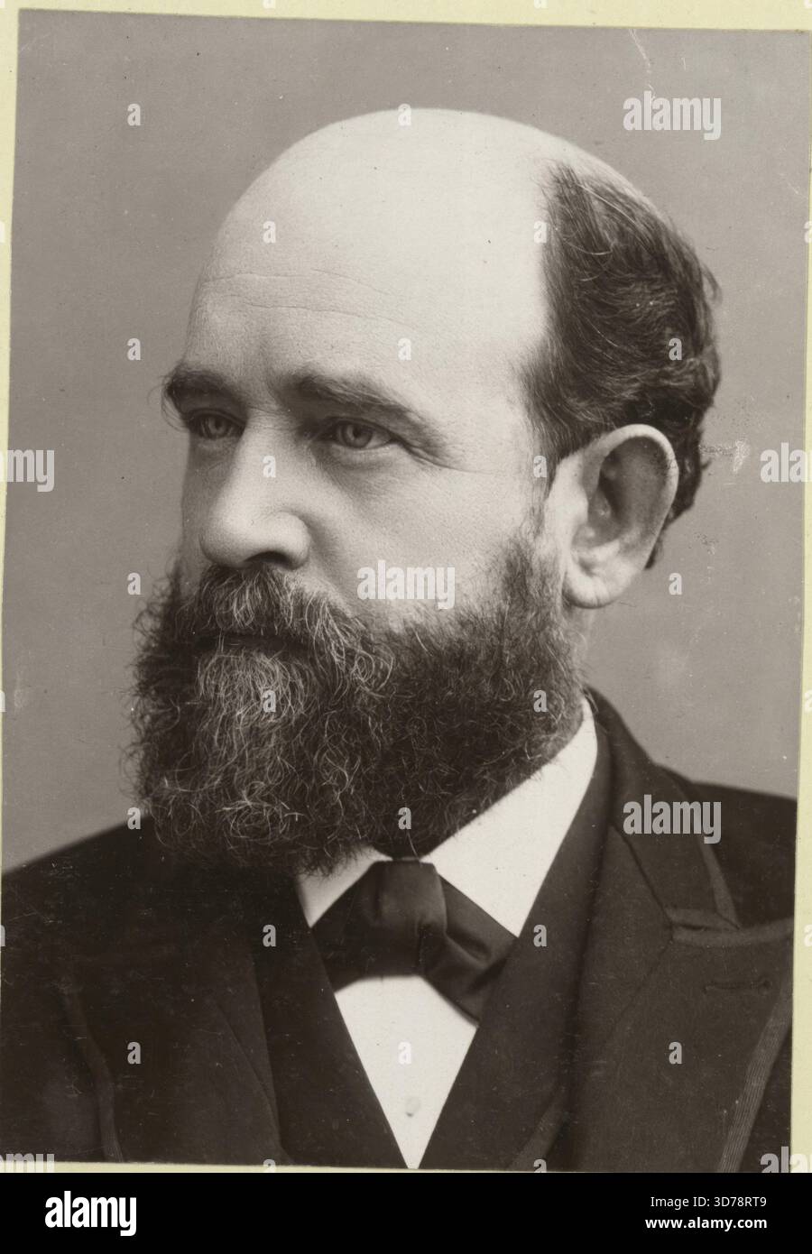 Henry George, 1800 - 1899, impôt unique, Henry George (1839-1897), 1 tirage photographique; 14 x 9,7 cm Banque D'Images